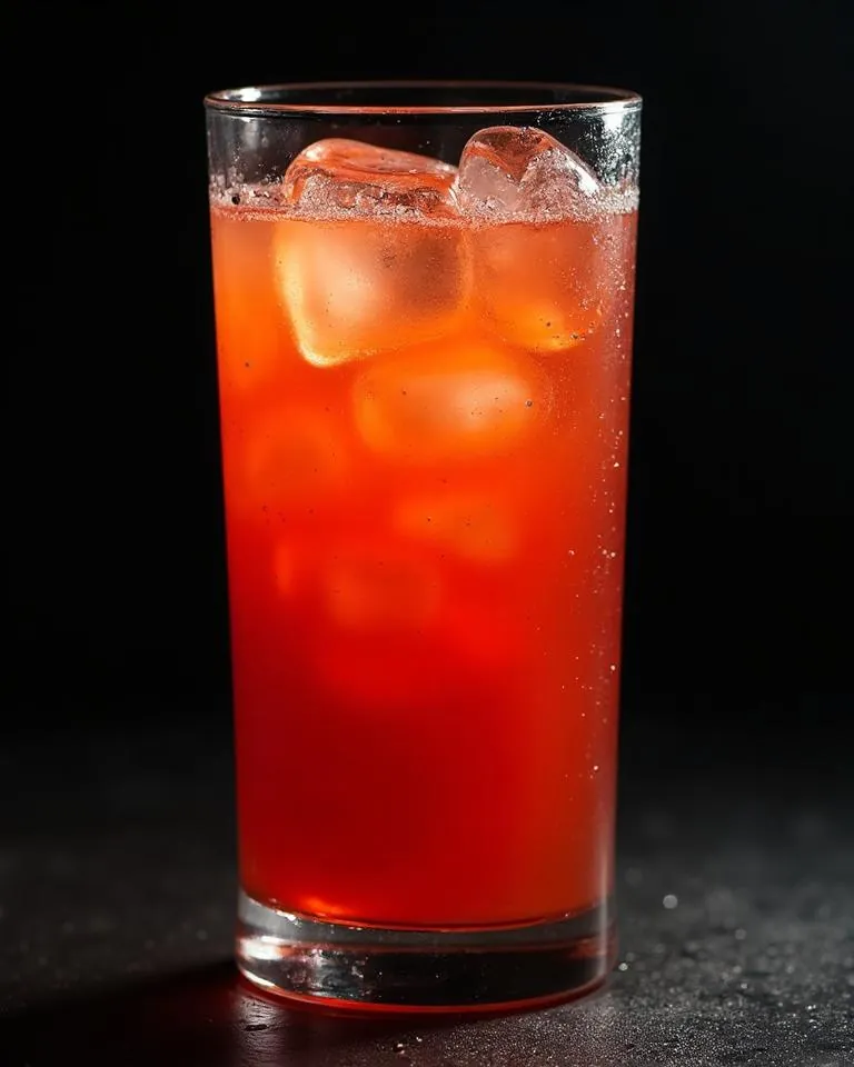 Tropical Paradise hydration drink in a glass